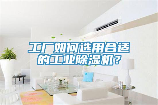 工廠如何選用合適的工業(yè)除濕機？