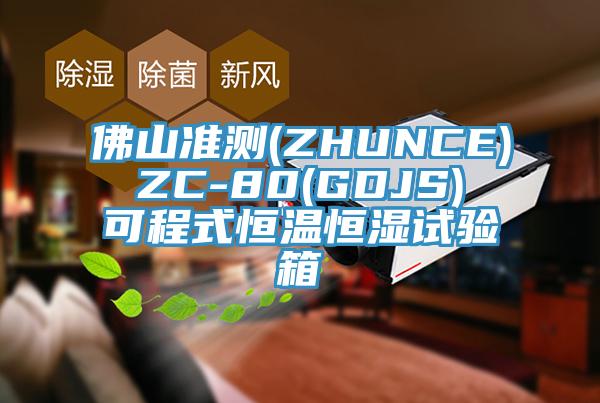 佛山準(zhǔn)測(ZHUNCE) ZC-80(GDJS) 可程式恒溫恒濕試驗箱