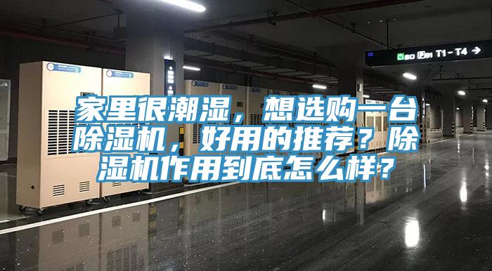 家里很潮濕，想選購一臺除濕機，好用的推薦？除濕機作用到底怎么樣？