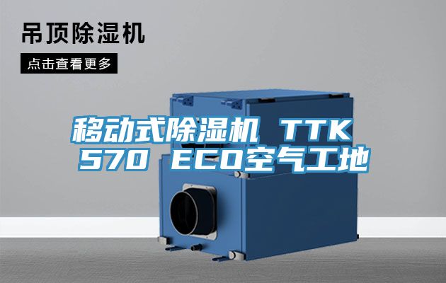 移動式除濕機 TTK 570 ECO空氣工地