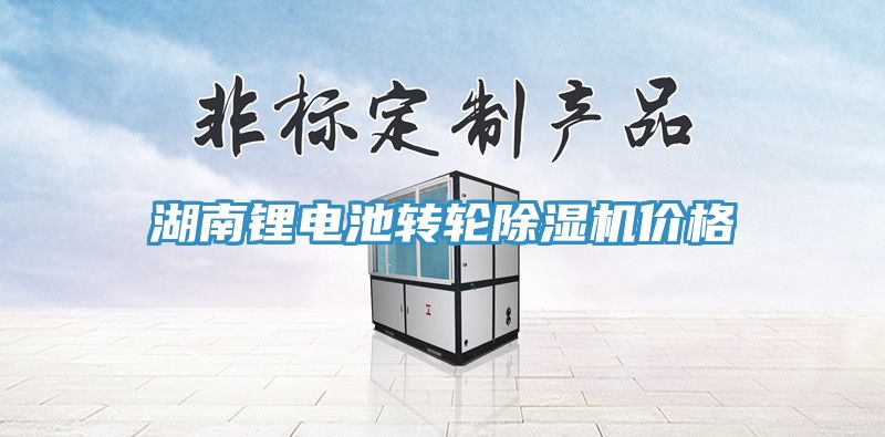 湖南鋰電池轉(zhuǎn)輪除濕機價格