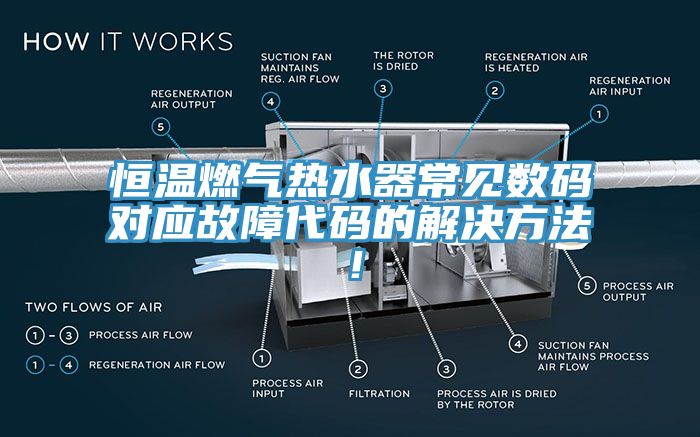 恒溫燃氣熱水器常見數(shù)碼對應故障代碼的解決方法！