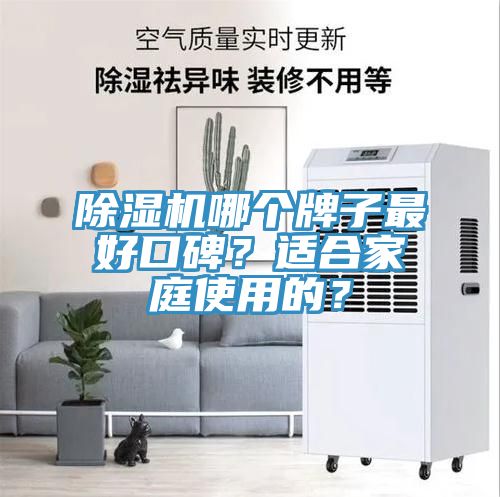 除濕機哪個牌子最好口碑？適合家庭使用的？