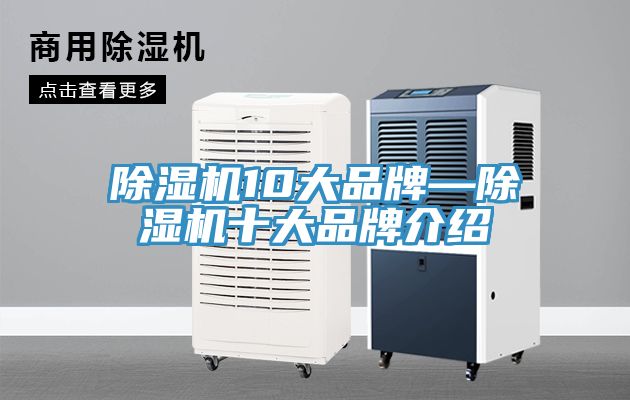 除濕機10大品牌—除濕機十大品牌介紹