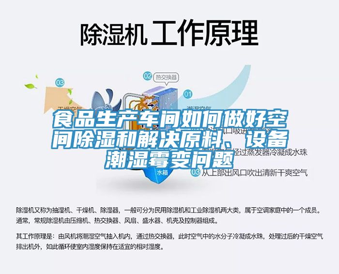 食品生產(chǎn)車間如何做好空間除濕和解決原料、設(shè)備潮濕霉變問題